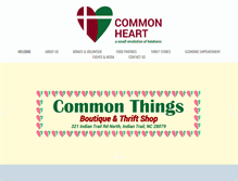 Tablet Screenshot of commonheart.org